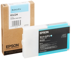 (中古品) EPSON ICLC24 インクカートリッジ ライトシアン