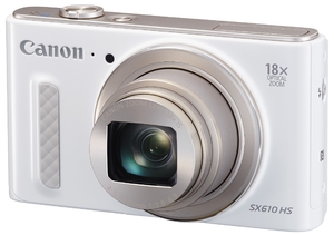 (中古品) Canon デジタルカメラ PowerShot SX610 HS ホワイト 光学18倍ズーム PSSX610HS(WH)