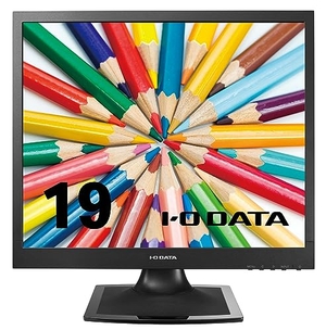 (中古品) I-O DATA 19型スクエア液晶ディスプレイ ブラックLCD-AD192SEDSB