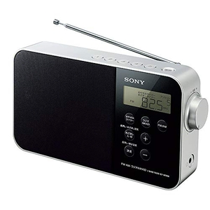 (中古品) ソニー PLLシンセサイザーポータブルラジオ ICF-M780N : FM/AM/ワイドFM/ラジオNIKKEI対応 乾電池対応 ブラック ICF-M780N B