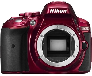 (中古品) Nikon デジタル一眼レフカメラ D5300 レッド 2400万画素 3.2型液晶 D5300 RED