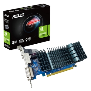 (中古品) ASUS (エイスース) GeForce GT 730 2GB DDR3 EVO ロープロファイルグラフィックカード (0dB 静音HTPC用 2GB DDR3メモリ パッシブクーリング GT730-SL-2GD3-BRK-EVO)