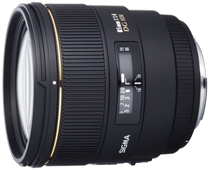 (中古品) SIGMA 単焦点中望遠レンズ 85mm F1.4 EX DG HSM キヤノン用 フルサイズ対応 320546