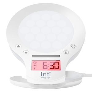 (中古品) moonmoon inti4s 光 目覚まし時計 ( ライト / アラーム ) めざまし時計 デジタル時計 (スマホ連動/ スヌーズ機能) 光目覚まし 睡眠 快眠 安眠