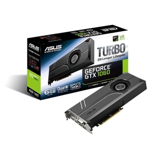 (中古品) ASUS NVIDIA GeForce GTX1060搭載ビデオカード メモリ6GB TURBO-GTX1060-6G