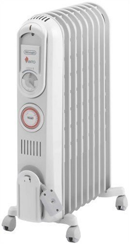 (中古品) DeLonghi オイルラジエターヒーター F字型フィン9枚 【3〜8畳用】 V550912EFS