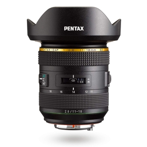 (中古品) HD PENTAX-DA11-18mmF2.8ED DC AW 超広角ズームレンズ 17-27.5mm (35mmフォーマット相当) 全天候対応 超シャープハイコントラスト画像 フレアとゴーストイメージなし 滑らかで静かなAF。