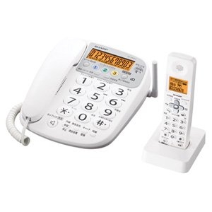 (中古品) SHARP デジタルコードレス電話機 子機1台付き JD-V33CL