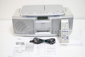 Victor CD-MDポータブルシステム クラビア ホワイトRC-T1MD オーディオ機器 Victor CD-MDポータブルシステム クラビア ホワイトRC-T1MD