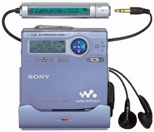 (中古品) SONY ソニー MZ-R910-L ブルー ポータブルMDレコーダー（MD録音再生兼用機/MDウォークマン） MDLP対応