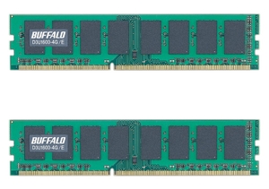 (中古品) BUFFALO PC3-12800(DDR3-1600)対応 240Pin DDR3 SDRAM DIMM デスク用 2枚組 8GB(4GB×2) D3U1600-4GX2/E