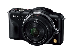 (中古品) パナソニック ミラーレス一眼カメラ LUMIX GF3 レンズキット エスプリブラック DMC-GF3C-K