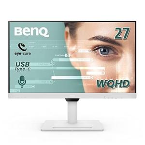(中古品) ベンキュージャパン BenQ アイケアモニター GW2790QT (27インチ/WQHD/IPS/USB Type-C 65W給電/HDMI/DP/ノイズキャンセリングマイク内蔵/ノイズフィルタースピーカー付き(2W×2)/デイジーチェーン/コーディングモード/輝度自動調整機能(B.I. Gen2)搭載/ブルーライ...