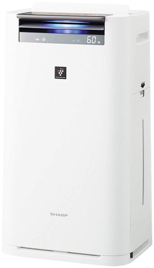 (中古品) シャープ 加湿 空気清浄機 プラズマクラスター 25000 ハイグレード 16畳 / 空気清浄 31畳 2017年モデル ホワイト KI-HS70-W