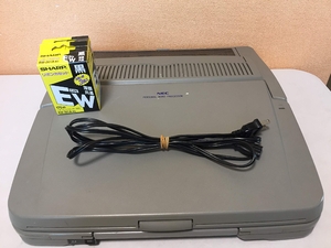 (中古品) NEC　ワープロ　文豪 ミニ5UV　Mini5UV