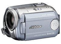 (中古品) JVCケンウッド ビクター ハードディスクムービー アクアブルー GZ-MG67-A