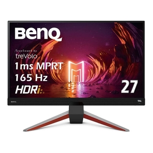 (中古品) ベンキュージャパン BenQ MOBIUZ EX2710Q ゲーミングモニター (27インチ/165Hz/IPS/WQHD/1ms/HDRi/HDR400/FreeSync Premium 2.1ch treVoloスピーカー/高機能スタンド/ゲームモード(FPS/RPG/レーシング)