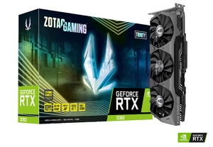 (中古品) ZOTAC GAMING GeForce RTX 3080 Trinity グラフィックスボード ZT-A30800D-10P VD7350