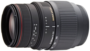 (中古品) SIGMA 望遠ズームレンズ APO 70-300mm F4-5.6 DG MACRO ソニー用 フルサイズ対応 508340