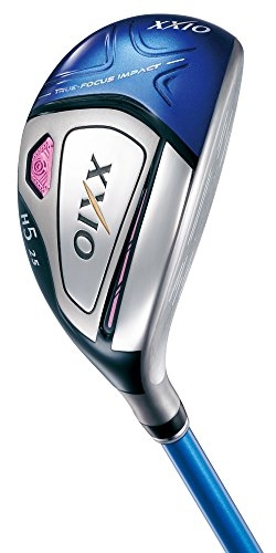 (中古品) DUNLOP(ダンロップ) ユーティリティ XXIO X ゼクシオ テン ハイブリッド MP1000L シャフト カーボン レディース 右 ブルー ロフト角:28度 番手:H6 フレックス:L
