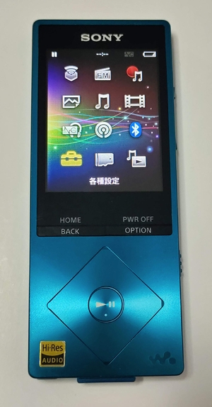 (中古品) SONY ウォークマン A20シリーズ 16GB ハイレゾ音源対応 2015年モデル ビリジアンブルー NW-A25 LM