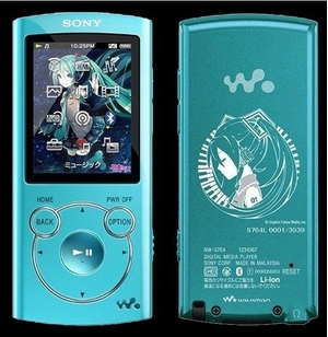 (中古品) SONY “ウォークマン”Sシリーズ　初音ミク生誕5周年記念モデル NW-S764 ブルー 35,555円