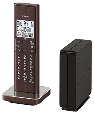 (中古品) シャープ 電話機 コードレス 迷惑電話機拒否機能 ブラウン系 JD-XF1CL-T
