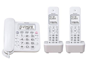 (中古品) パイオニア デジタルコードレス留守番電話機 TF-SA16W(W)