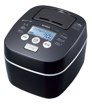 (中古品) タイガー 炊飯器 土鍋圧力IH 「炊きたて」 5.5合 ブラック JKX-V100-K