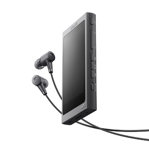 (中古品) ソニー ウォークマン Aシリーズ 16GB NW-A35HN : Bluetooth/microSD/ハイレゾ対応 ノイズキャンセリング機能搭載 ハイレゾ対応イヤホン付属 チャコールブラック NW-A35HN B