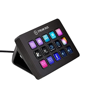 (中古品) Elgato Stream Deck MK.2 エルガトストリームデック MK.2【15キー配列】ライブコンテンツ作成用のコントローラー 配信者向けデバイス OBS/Twitch？/YouTube連携 Mac/PC対応