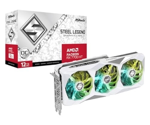 (中古品) ASRock Radeon / RX7700XT 搭載 グラフィックボード GDDR6 12GB 搭載モデル 【品】 RX7700XT SL 12GO