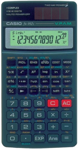 (中古品) Casio FX992S 関数電卓 383の機能付き