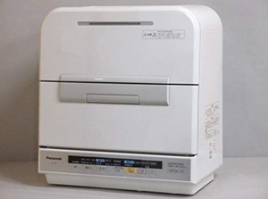 (中古品) Panasonic(パナソニック) 食器洗い乾燥機 ホワイト エディオンオリジナル[パワー除菌ミスト/低温ソフトコース機能搭載] NP-TME9-W