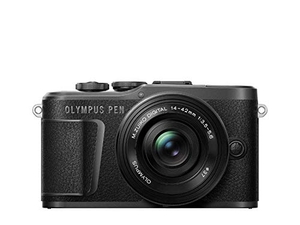 (中古品) OLYMPUS ミラーレス一眼カメラ PEN E-PL10 14-42mm EZレンズキット ブラック
