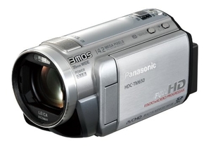 (中古品) パナソニック デジタルハイビジョンビデオカメラ TM650 内蔵メモリー64GB シルバー HDC-TM650-S