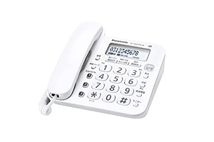 (中古品) 【訳あり商品】パナソニック デジタル電話機VE-GD24-W (親機のみ・子機無し） 迷惑電話対策機能搭載