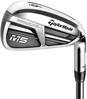 (中古品) テーラーメイド(TAYLOR MADE) M5 アイアンセット 2019年モデル スチール メンズ AD961509 右 ロフト角:I#5:22.5度/I#6:26度/I#7:30度/I#8:34.5度/I#9:39.5度/PW:45度/ 番手:I#5/I#6/I#7/I#8/I#9/PW フレックス:S