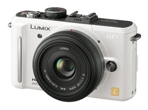 (中古品) パナソニック デジタル一眼カメラ GF1 レンズキット(20mm/F1.7パンケーキレンズ付属) シェルホワイト DMC-GF1C-W