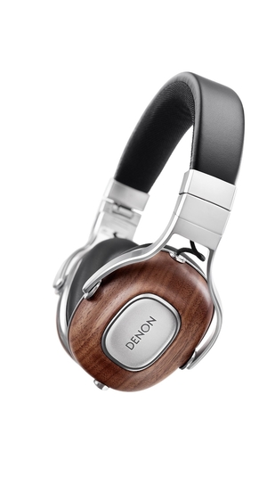 (中古品) デノン Denon AH-MM400 ヘッドホン オーバーイヤー 3ボタンリモコン/マイク付き ハイレゾ音源対応 ウッドハウジング 木目 AH-MM400EM