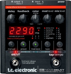 (中古品) tc electronic プログラマブル ディレイ ND-1 NOVA DELAY