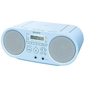 (中古品) ソニー CDラジオ ZS-S40 : FM/AM/ワイドFM対応 ブルー ZS-S40 L