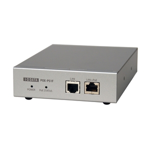 (中古品) I-O DATA PoEインジェクター IEEE802.3af/at(Type1)対応 日本製電解コンデンサ採用 POE-PS1F