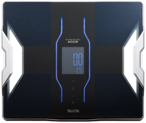 (中古品) タニタ 体組成計 スマホ 日本製 ブラック RD-906 BK 医療分野の技術搭載/スマホでデータ管理 インナースキャンデュアル