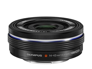 (中古品) OM SYSTEM/オリンパス OLYMPUS 電動式パンケーキズームレンズ M.ZUIKO DIGITAL ED 14-42mm F3.5-5.6 EZ BLK