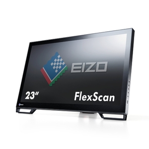 (中古品) EIZO FlexScan 23型タッチパネル装着カラー液晶モニター 1920x1080 DVI-D DisplayPort D-sub ブラック FlexScan T2381W-BK