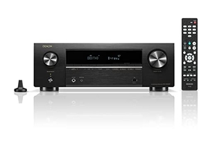 (中古品) デノン Denon AVR-X580BT 5.2ch AVサラウンドレシーバー 8K Ultra HD、HDR10+、 eARC対応/ブラック AVR-X580BTK