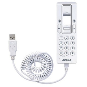 (中古品) BUFFALO USB対応 Skypeフォン ホワイト BSKP-U203/WH
