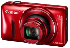 (中古品) Canon デジタルカメラ Power Shot SX600 HS レッド 光学18倍ズーム PSSX600HS(RE)