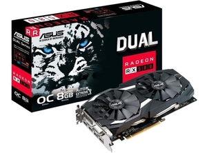 (中古品) ASUS AMD RX580搭載ビデオカード DUAL-RX580-O8G